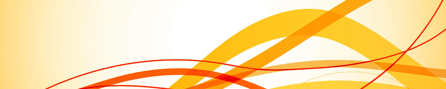 Stylized waves in red, orange and yellow